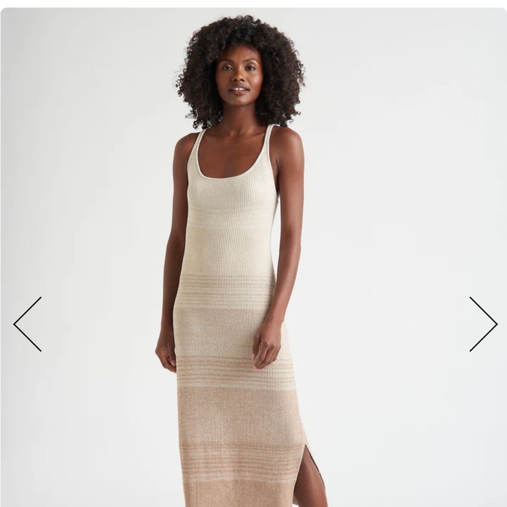 Splendid Beige Knit sweater dress